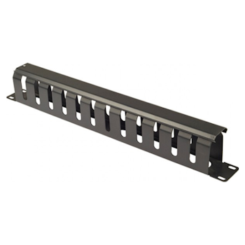 Product image of Serveredge 1RU Horizontal 12 SLOTS Metal Cable Management Rail - Click for product page of Serveredge 1RU Horizontal 12 SLOTS Metal Cable Management Rail