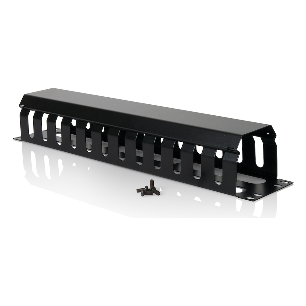 A large main feature product image of Serveredge 2RU Horizontal 24 SLOTS Cable Management Rail