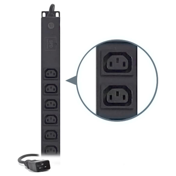 Product image of Serveredge 0RU Basic 15 Port PDU (15) IEC C13 Output (1) IEC C20  Input 16A 240V Metal Case - Click for product page of Serveredge 0RU Basic 15 Port PDU (15) IEC C13 Output (1) IEC C20  Input 16A 240V Metal Case