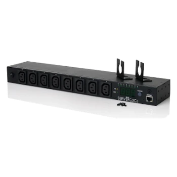 Product image of Serveredge 8 Port Switched Per Port Monitoring PDU (8) IEC C13 Output & (1) IEC C14 Input 16A240V - Click for product page of Serveredge 8 Port Switched Per Port Monitoring PDU (8) IEC C13 Output & (1) IEC C14 Input 16A240V