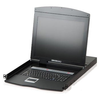 Product image of Serveredge 19" LCD CAT6 KVM Console Rack Drawer 8 Port CAT6 KVM USB/PS2/VGA With IP Access - Click for product page of Serveredge 19" LCD CAT6 KVM Console Rack Drawer 8 Port CAT6 KVM USB/PS2/VGA With IP Access