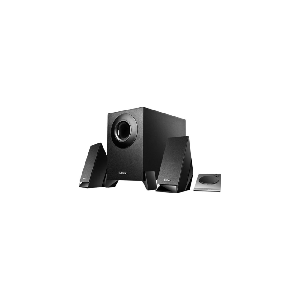A large main feature product image of Edifier M1360 2.1 Multimedia Speakers