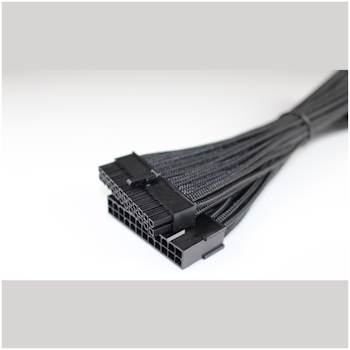 Product image of GamerChief 24-Pin ATX 45cm Sleeved Extension Cable (Black) - Click for product page of GamerChief 24-Pin ATX 45cm Sleeved Extension Cable (Black)