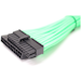 A product image of GamerChief 24-Pin ATX 45cm Sleeved Extension Cable (Green)