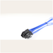 A product image of GamerChief 8-Pin EPS 45cm Sleeved Extension Cable (White/Blue)