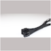 A product image of GamerChief 8-Pin PCIe 45cm Sleeved Extension Cable (Black)