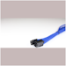 A product image of GamerChief 6-Pin PCIe 45cm Sleeved Extension Cable (Blue)
