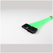 A product image of GamerChief Molex Power 45cm Sleeved Extension Cable (Green)