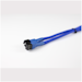 A product image of GamerChief 3-Pin Fan Power 30cm Sleeved Extension Cable (Blue)