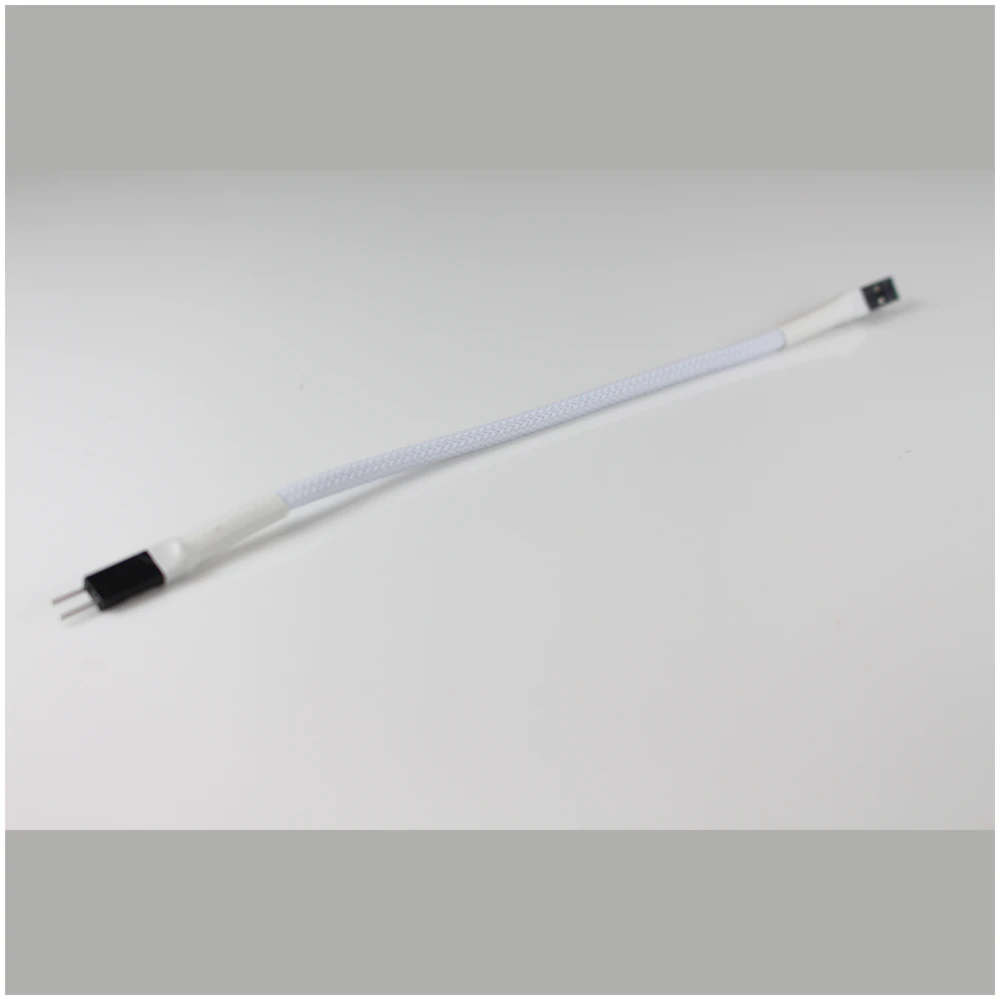 GamerChief Front Panel I/O Single 15cm Sleeved Extension Cable (White)
