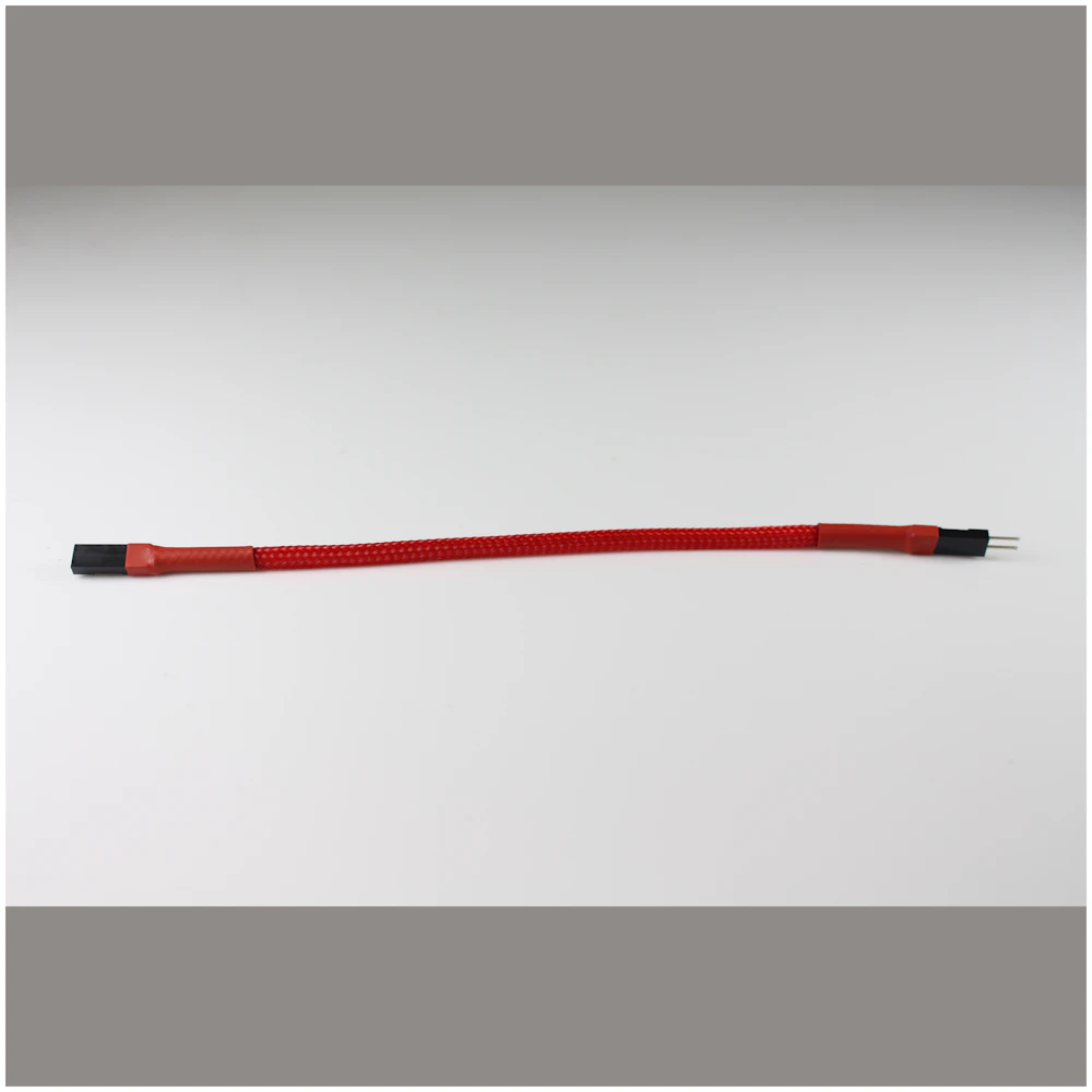 GamerChief Front Panel I/O Single 15cm Sleeved Extension Cable (Red)