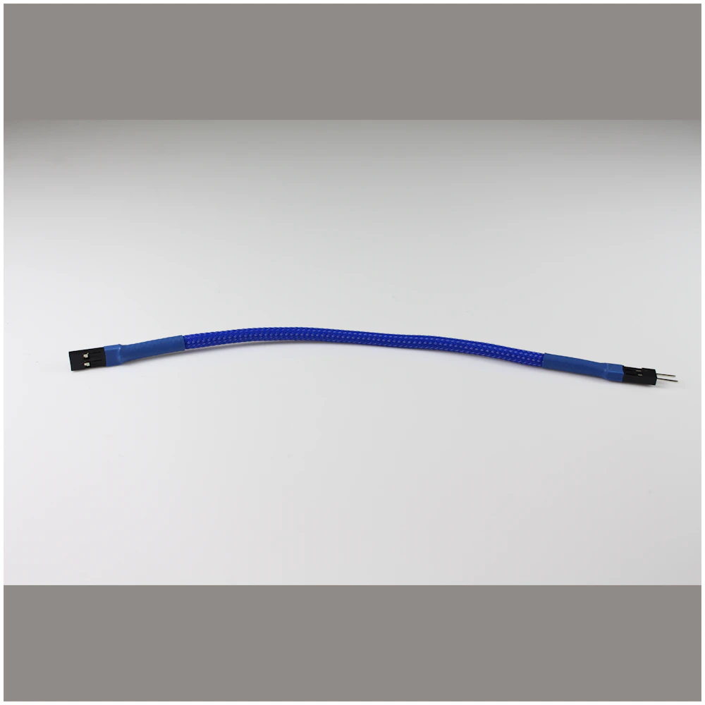 GamerChief Front Panel I/O Single 15cm Sleeved Extension Cable (Blue)
