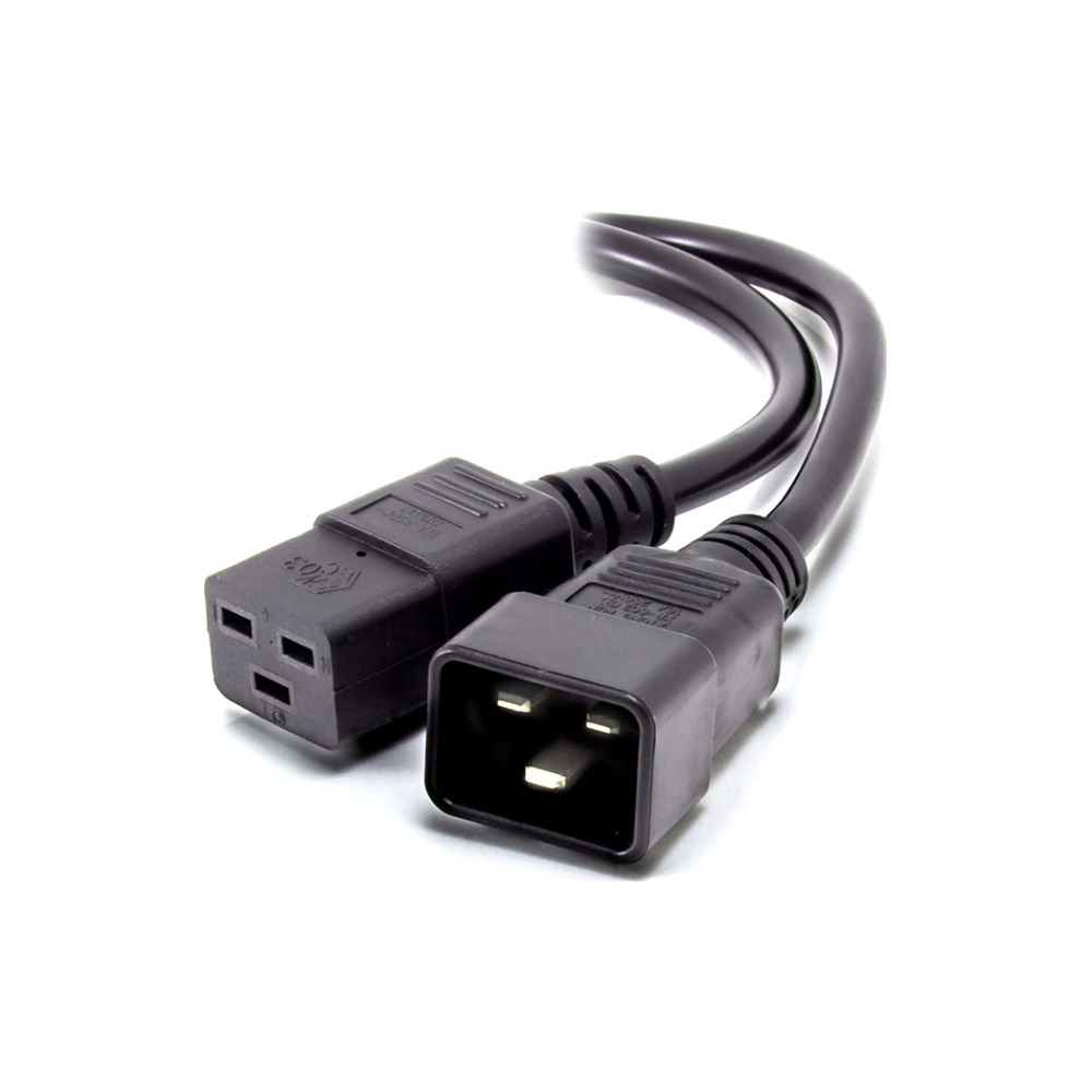A large main feature product image of ALOGIC 10m IEC C19 to IEC C20 Power Extension Male to Female Cable