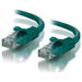 A product image of ALOGIC CAT6 0.3m Network Cable Green