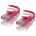 A product image of ALOGIC CAT6 0.3m Network Cable Pink