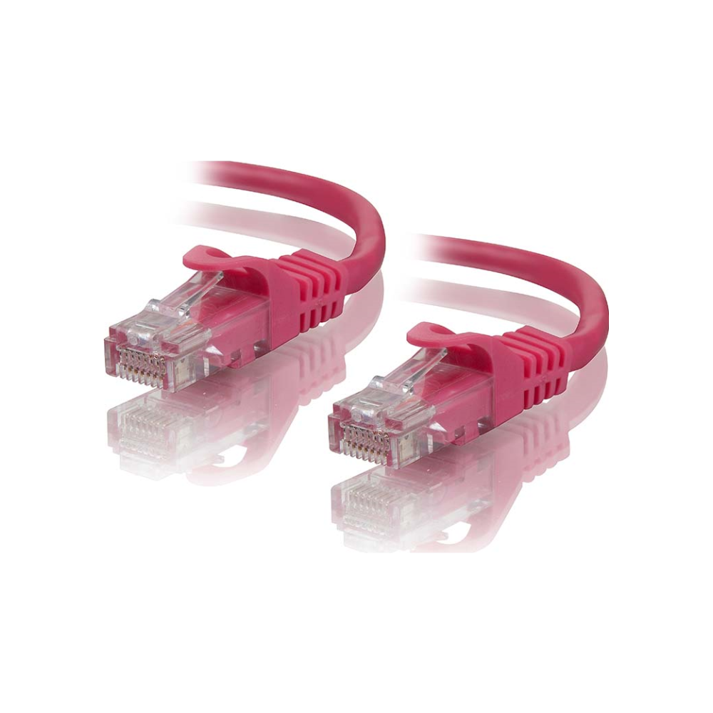 A large main feature product image of ALOGIC CAT6 0.3m Network Cable Pink