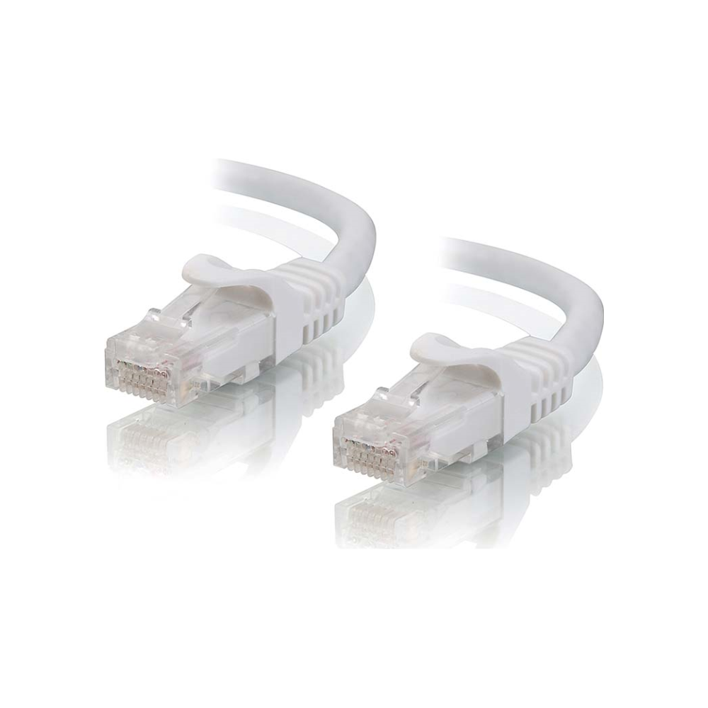 A large main feature product image of ALOGIC CAT6 0.3m Network Cable White