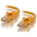 A product image of ALOGIC CAT6 0.3m Network Cable Yellow