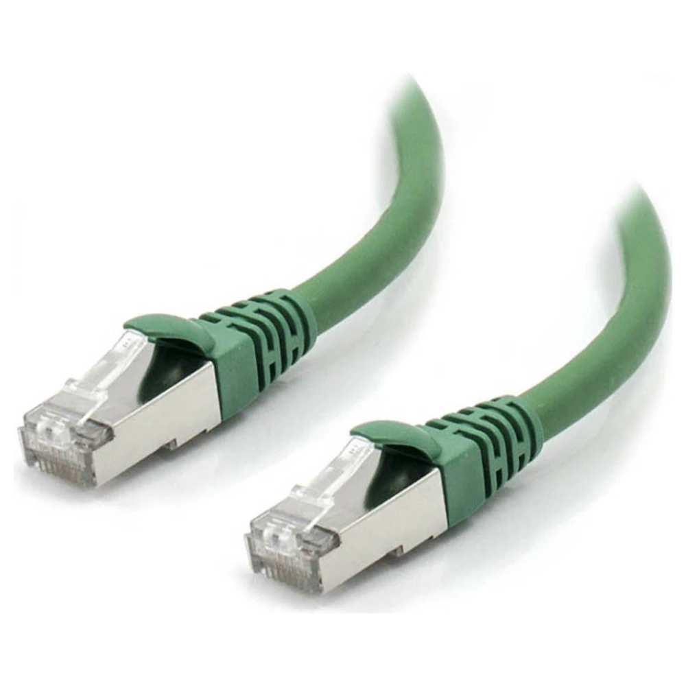 ALOGIC CAT6A 0.5m 10GbE Shielded LSZH Network Cable Green