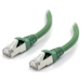 A product image of ALOGIC CAT6A 0.5m 10GbE Shielded LSZH Network Cable Green