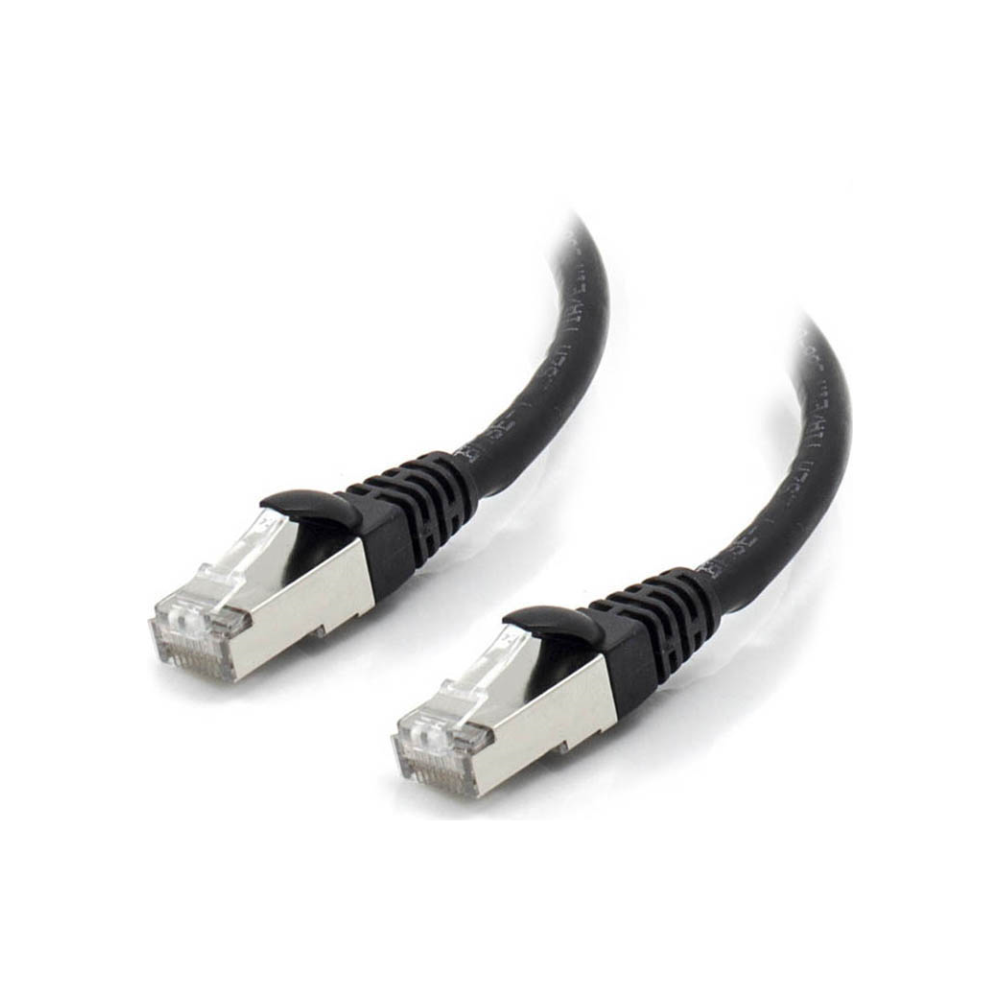 A large main feature product image of ALOGIC CAT6A 5m 10GbE Shielded LSZH Network Cable Black