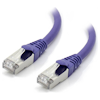 A product image of ALOGIC CAT6A 10m 10GbE Shielded LSZH Network Cable Purple