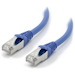 A product image of ALOGIC CAT6A 20m 10GbE Shielded Network Cable Blue