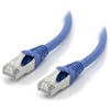 A product image of ALOGIC CAT6A 25m 10GbE Shielded Network Cable Blue