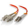 A product image of ALOGIC 1m LCSC Multi Mode Duplex LSZH Fibre Cable 62.5/125 OM1
