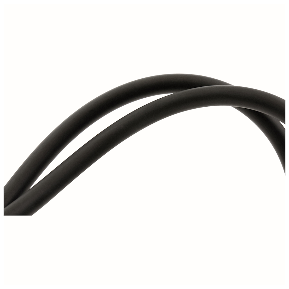 A large main feature product image of EK ZMT Tubing 9.5mm (3/8") ID, 15.9mm (5/8") OD 3M Matte Black Retail Pack