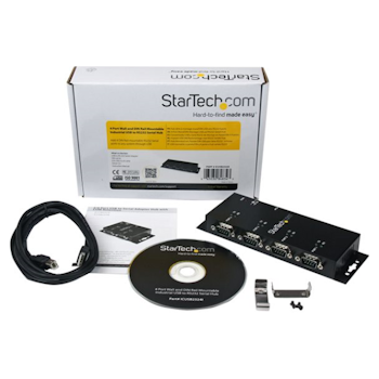 Product image of Startech 4 Port USB to DB9 RS232 Serial Adapter - Click for product page of Startech 4 Port USB to DB9 RS232 Serial Adapter