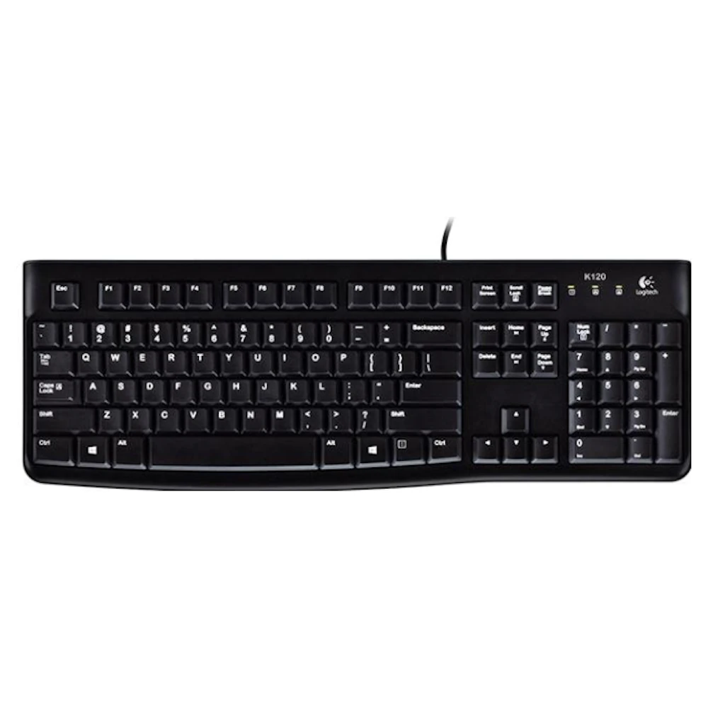Logitech K120 Plug-and-Play USB Keyboard