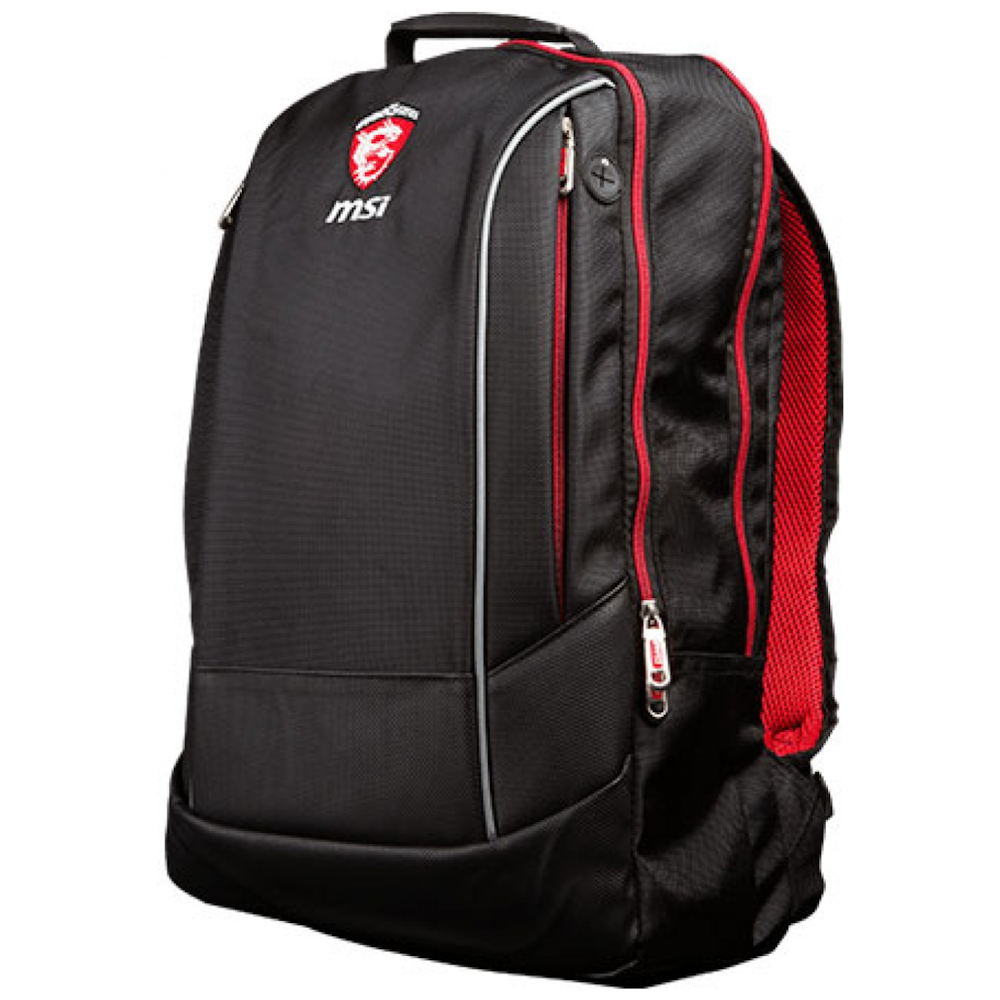 A large main feature product image of MSI Hecate 17" Gaming Notebook Backpack