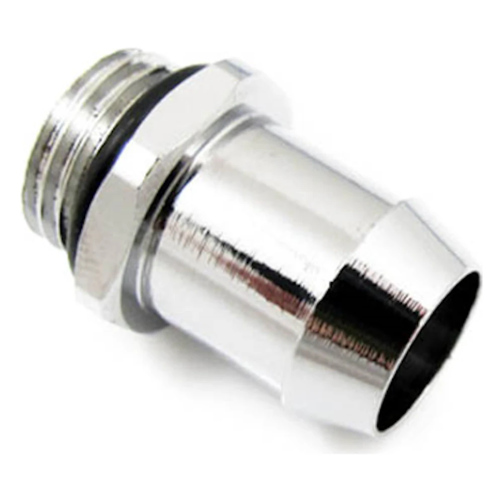 XSPC G1/4 10mm 3/8" Chrome High Flow Barb Fitting