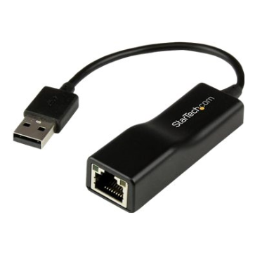 A large main feature product image of Startech USB 2.0 Type-A Ethernet Network Adapter