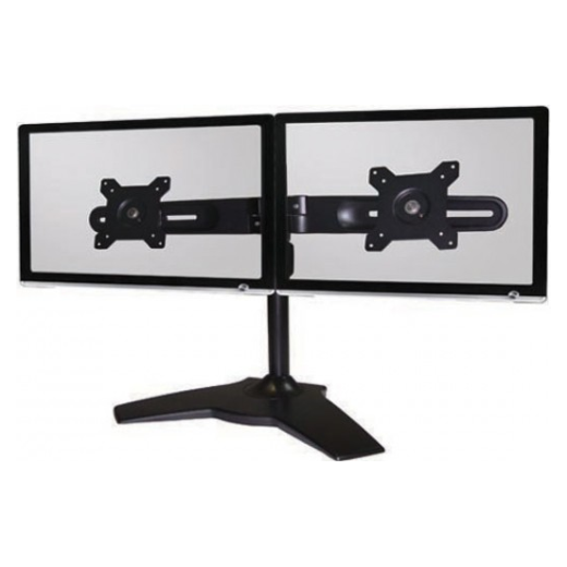 brateck ldt06 outstanding series dual monitor table stand with arms