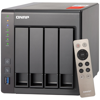 Product image of QNAP TS-451+ 2.41GHz 2GB 4 Bay NAS Enclosure - Click for product page of QNAP TS-451+ 2.41GHz 2GB 4 Bay NAS Enclosure