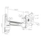 A small tile product image of Brateck LCD-142 Monitor Tilt and Swivel Wall Mount Arm