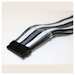 A product image of GamerChief Elite Series 24-Pin ATX 30cm Sleeved Extension Cable (Black/White/Grey)