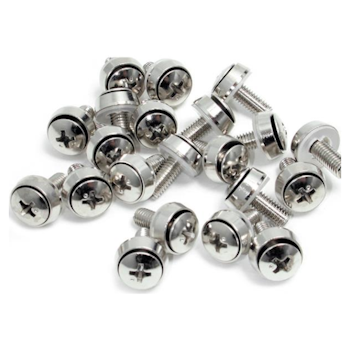 Product image of Startech 100 Pack of M6 Mounting Screws - M6 x 12mm Screws - Click for product page of Startech 100 Pack of M6 Mounting Screws - M6 x 12mm Screws