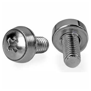 Product image of Startech 100 Pack of M6 Mounting Screws - M6 x 12mm Screws - Click for product page of Startech 100 Pack of M6 Mounting Screws - M6 x 12mm Screws