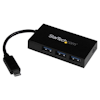A product image of Startech 4 Port USB Type-C Hub - USB 3.1 Gen 1 Hub with Power Adapter