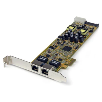 Product image of Startech 2 Port PCI Express Gigabit Server Network Adapter - PCIe PoE NIC - Click for product page of Startech 2 Port PCI Express Gigabit Server Network Adapter - PCIe PoE NIC