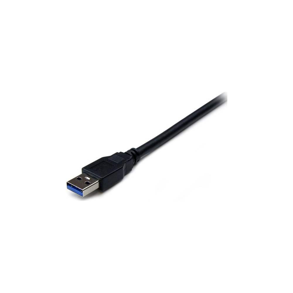 A large main feature product image of Startech 2m Black USB 3.0 Male to Female USB 3.0 Extension Cable A-A