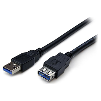 Product image of Startech 2m Black USB 3.0 Male to Female USB 3.0 Extension Cable A-A - Click for product page of Startech 2m Black USB 3.0 Male to Female USB 3.0 Extension Cable A-A