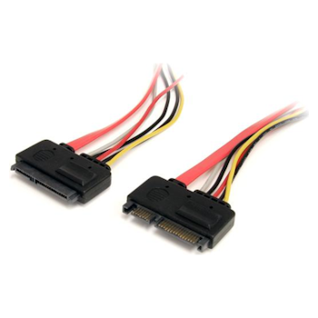Product image of Startech 12in 22 Pin SATA Power and Data Extension Cable - Click for product page of Startech 12in 22 Pin SATA Power and Data Extension Cable