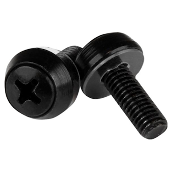 Product image of Startech 100 Pack of M5 Mounting Screws - M5 x 12mm Screws, Black - Click for product page of Startech 100 Pack of M5 Mounting Screws - M5 x 12mm Screws, Black