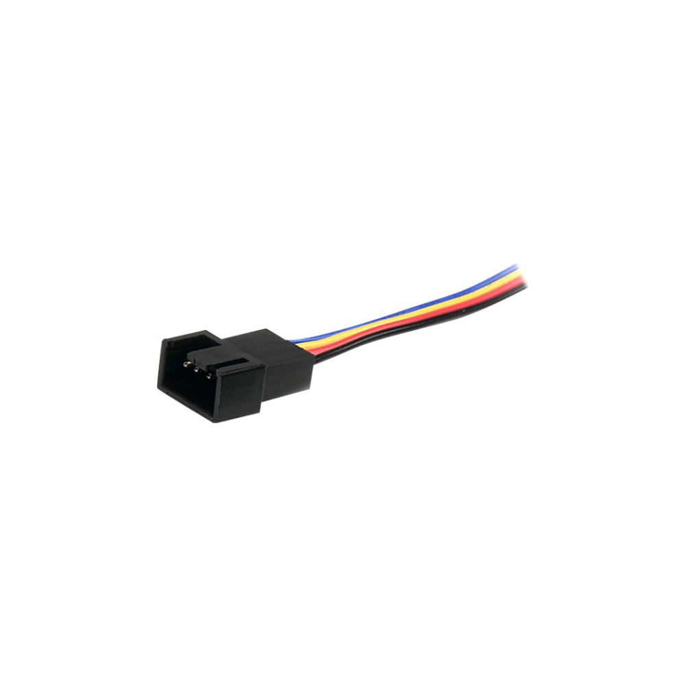 A large main feature product image of Startech 12in 4 Pin PWM Fan Extension Power Y Cable F/M