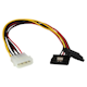 A small tile product image of Startech 12in 4 Pin Molex to Dual Latching SATA Y Splitter