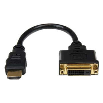 Startech HDMI to DVID Video 20cm Cable Adapter M/F PLE Computers
